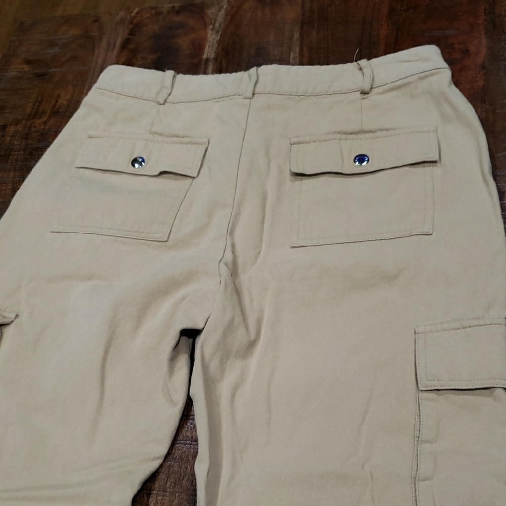 Princess Polly Light Beige Cargo Pants - Picture 7 of 9